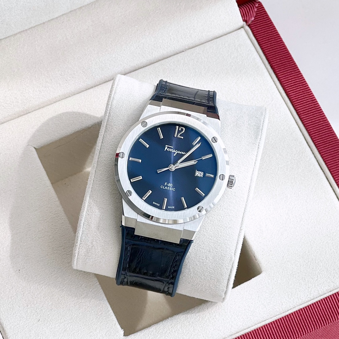 Ferragamo F-80 Slim Series Men’s Watch: Elegant Design, Quality Craftsmanship, Modern Masculinity - 图片 2