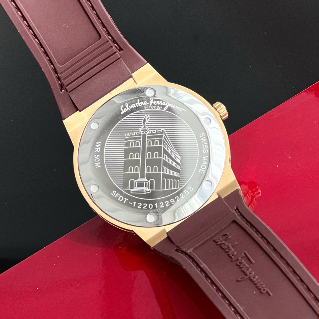 Ferragamo F-80 Slim Series Men’s Watch: Elegant Fashion with Swiss Precision - 图片 9