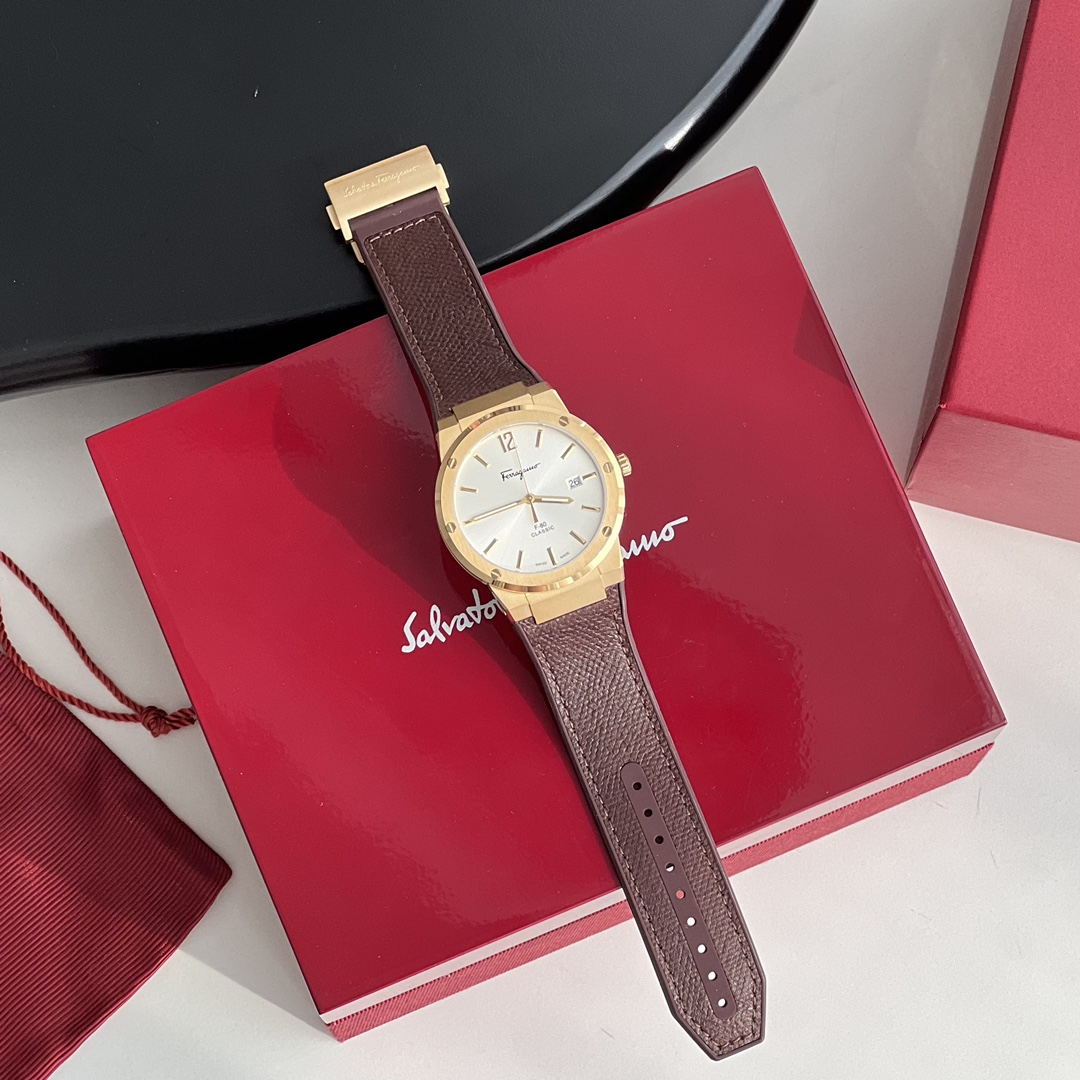 Ferragamo F-80 Slim Series Men’s Watches: Elegant Fashion with Swiss Precision - 图片 3