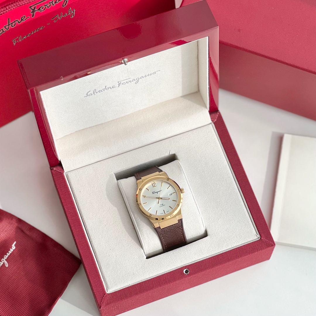 Ferragamo F-80 Slim Series Men’s Watches: Elegant Fashion with Swiss Precision - 图片 1