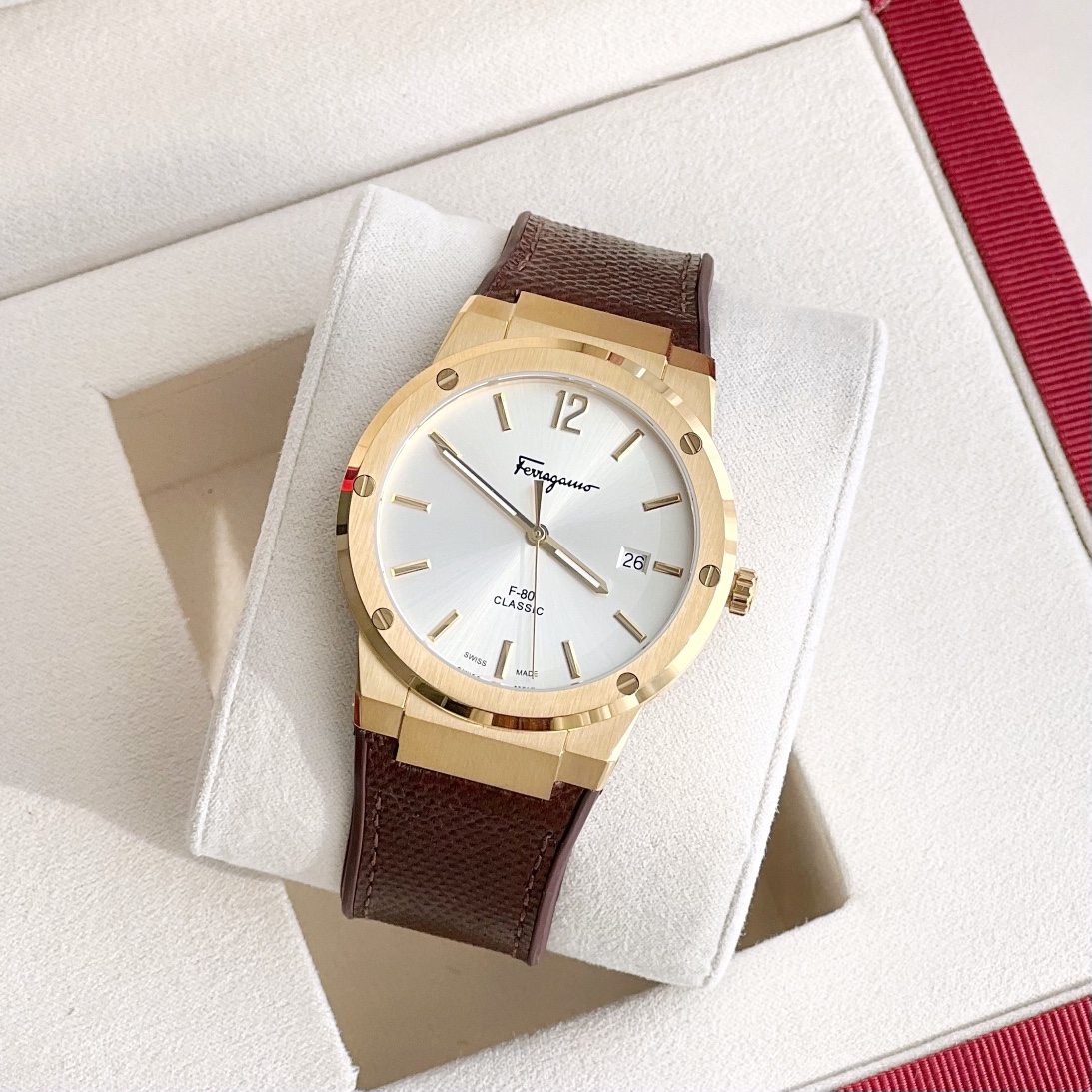 Ferragamo F-80 Slim Series Men’s Watches: Elegant Fashion with Swiss Precision - 图片 2