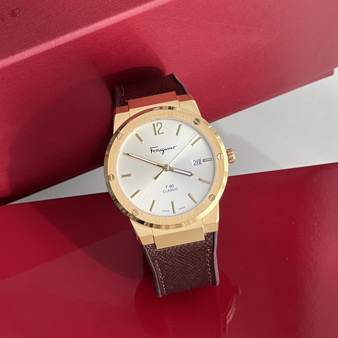 Ferragamo F-80 Slim Series Men’s Watches: Elegant Fashion with Swiss Precision - 图片 5