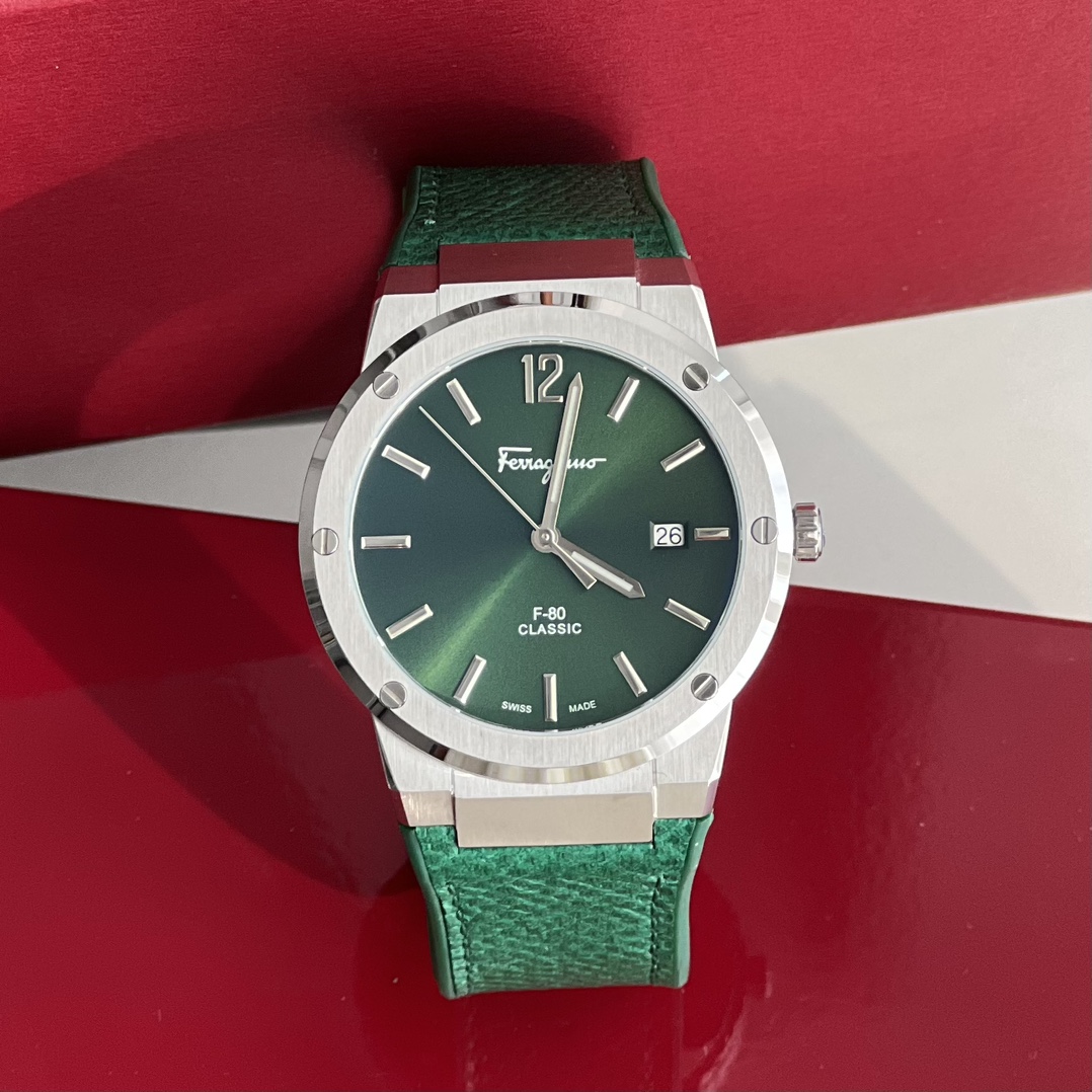 Ferragamo F-80 Slim Series Men’s Watches: Elegant Fashion with Modern Masculinity - 图片 4