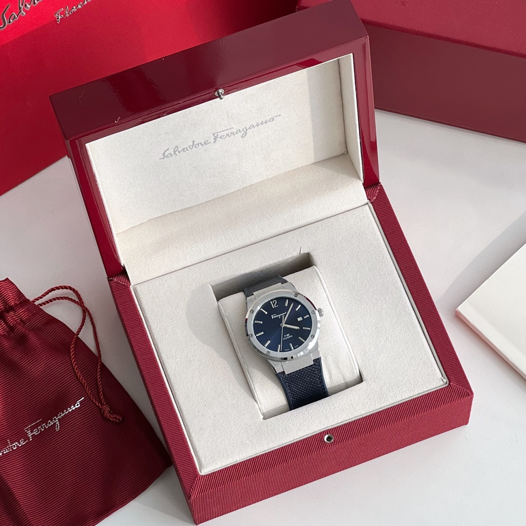 Ferragamo F-80 Slim Series Men’s Watches: Elegant Fashion with Quality Craftsmanship - 图片 1