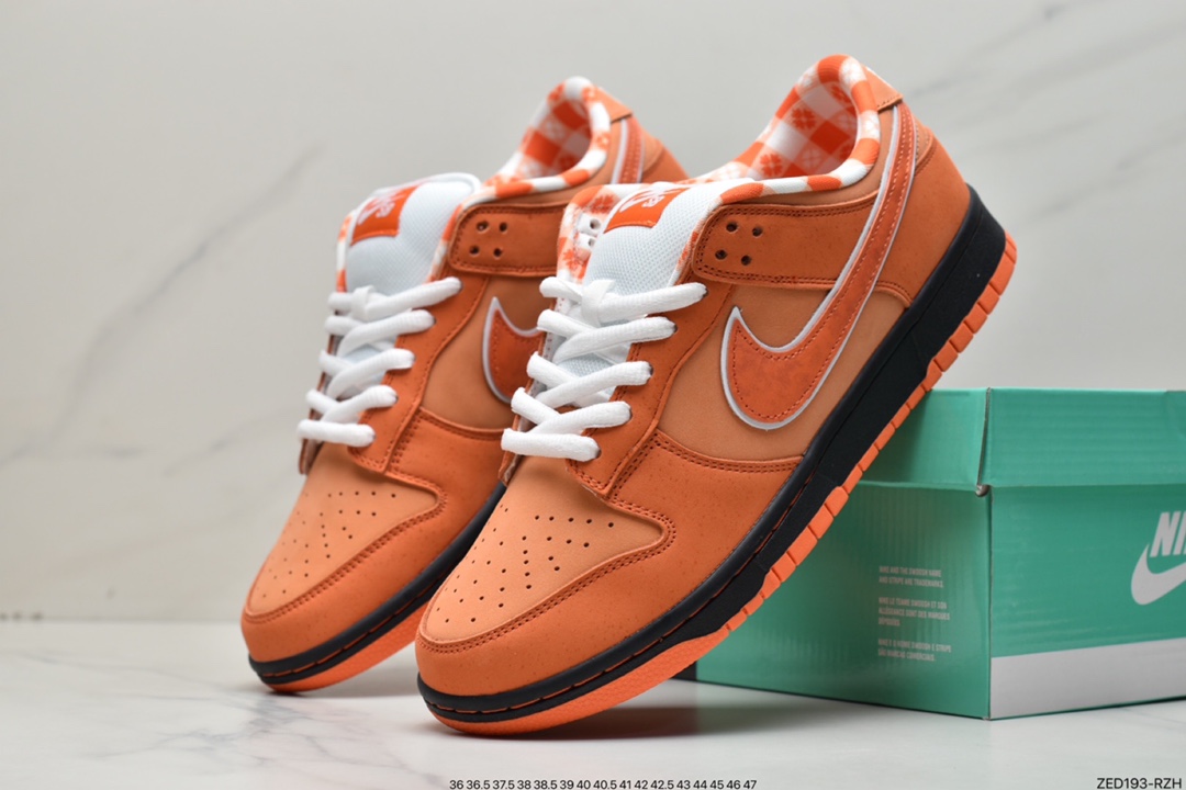 Concepts x Nike Dunk Low Pro SB ”Blue Lobster” full head orange lobster FD8776-800