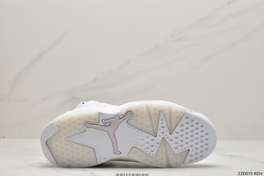 250 Air Jordan 6 Retro ”Gold Hoops” 高帮 DH9696-100