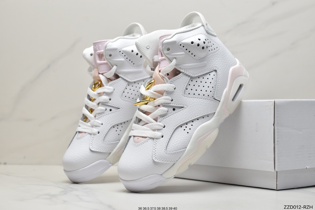 250 Air Jordan 6 Retro ”Gold Hoops” 高帮 DH9696-100