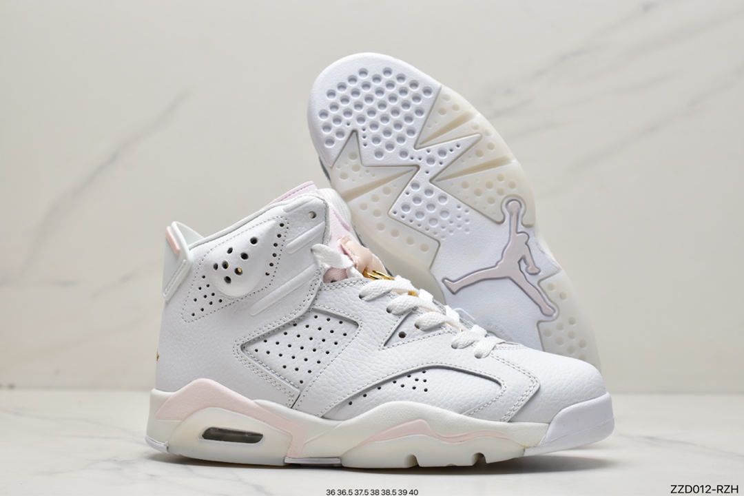 250 Air Jordan 6 Retro ”Gold Hoops” 高帮 DH9696-100