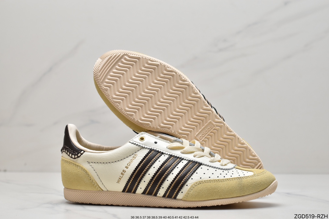 Adidas Wales Bonner x Adidas Originals Samba Samba series gentleman moral training football style all-match low-top sneakers GY5748