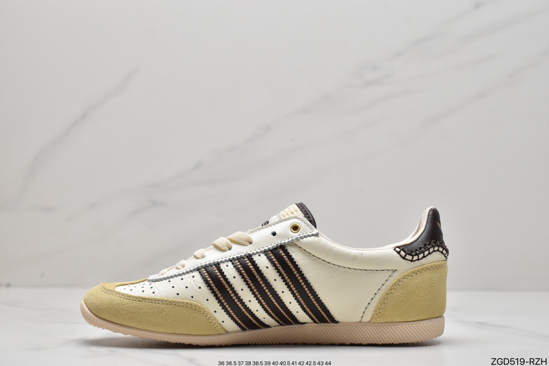 Adidas Wales Bonner x Adidas Originals Samba Samba series gentleman moral training football style all-match low-top sneakers GY5748