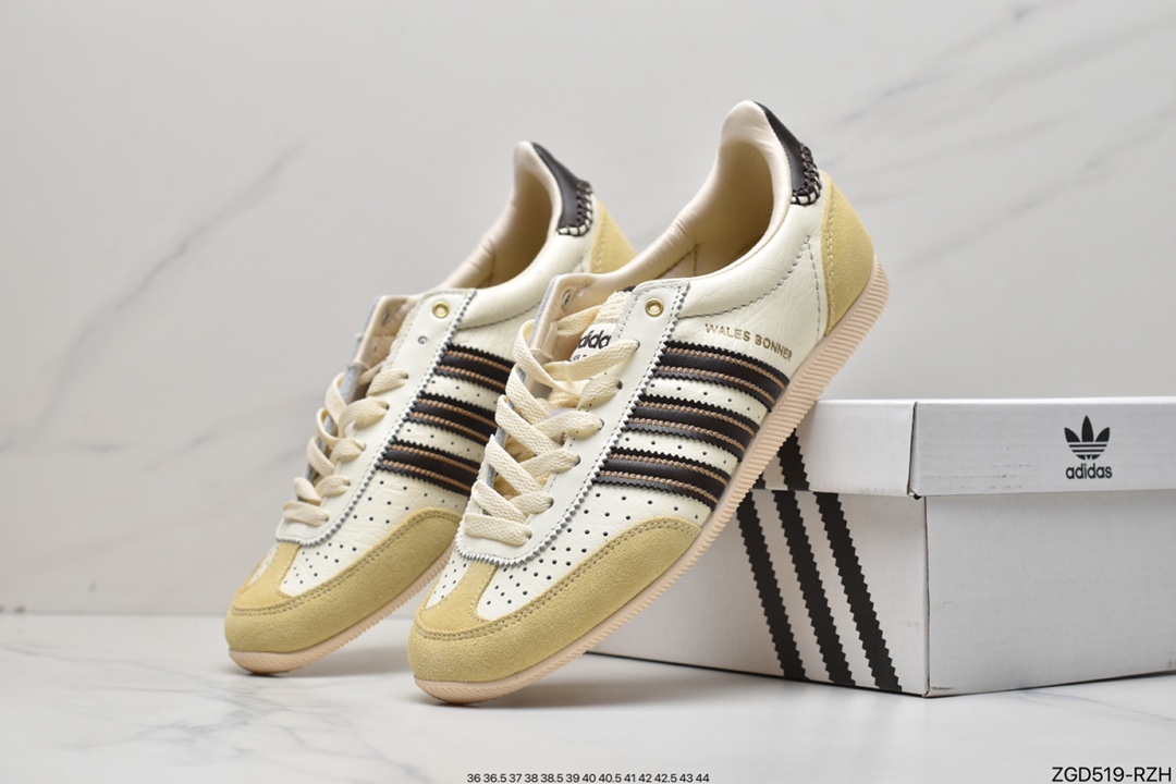 Adidas Wales Bonner x Adidas Originals Samba Samba series gentleman moral training football style all-match low-top sneakers GY5748