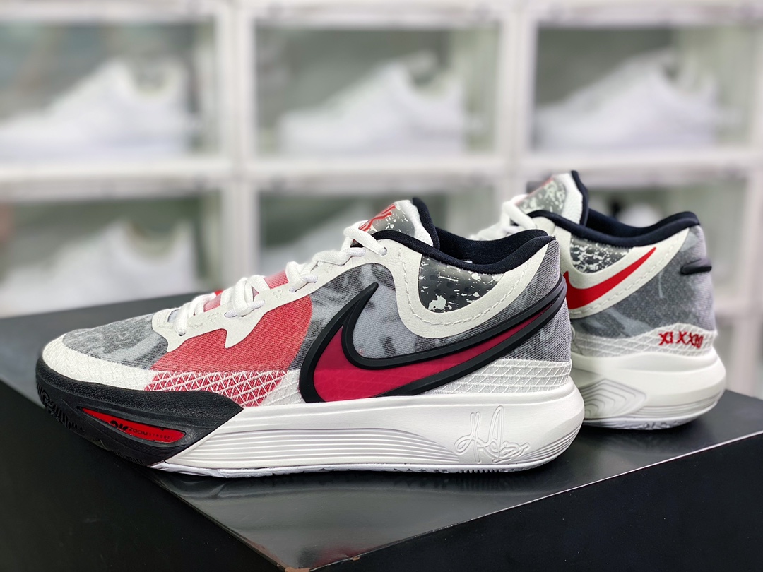 280 Kyrie 9 EP”White/Black/Red ”欧文9代低帮DJ6017-100
