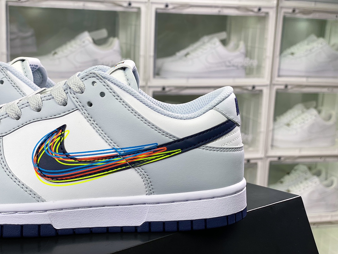 300  SB Dunk Low”3D Swoosh”扣篮系列低帮休闲运动滑板板鞋DV6482-100