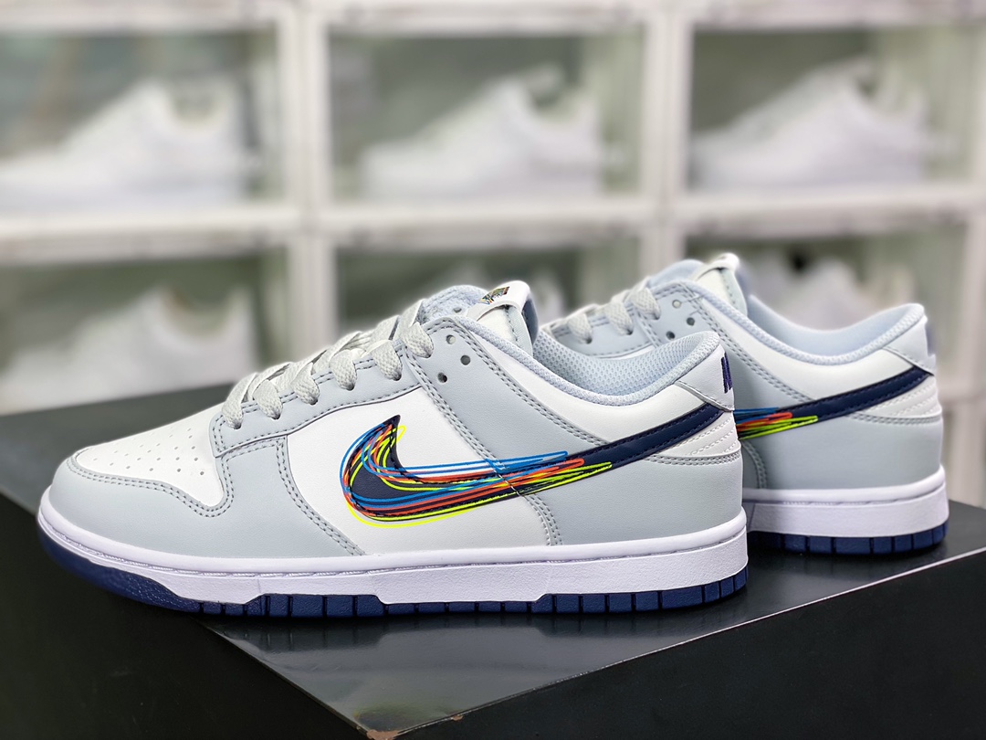 300  SB Dunk Low”3D Swoosh”扣篮系列低帮休闲运动滑板板鞋DV6482-100