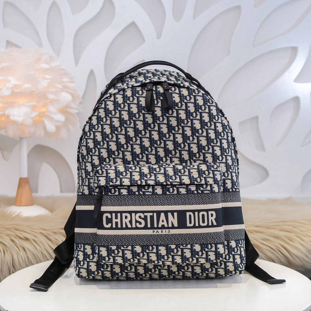 Dior Geschäft
 Taschen Rucksack Unisex Leinwand Oblique Lässig