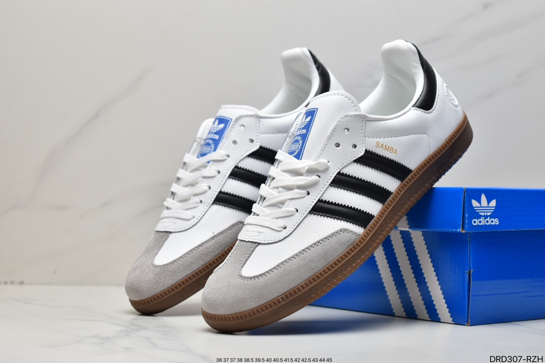 Adidas clover Originals Samba Vegan OG Samba series gentleman moral training football FW2427