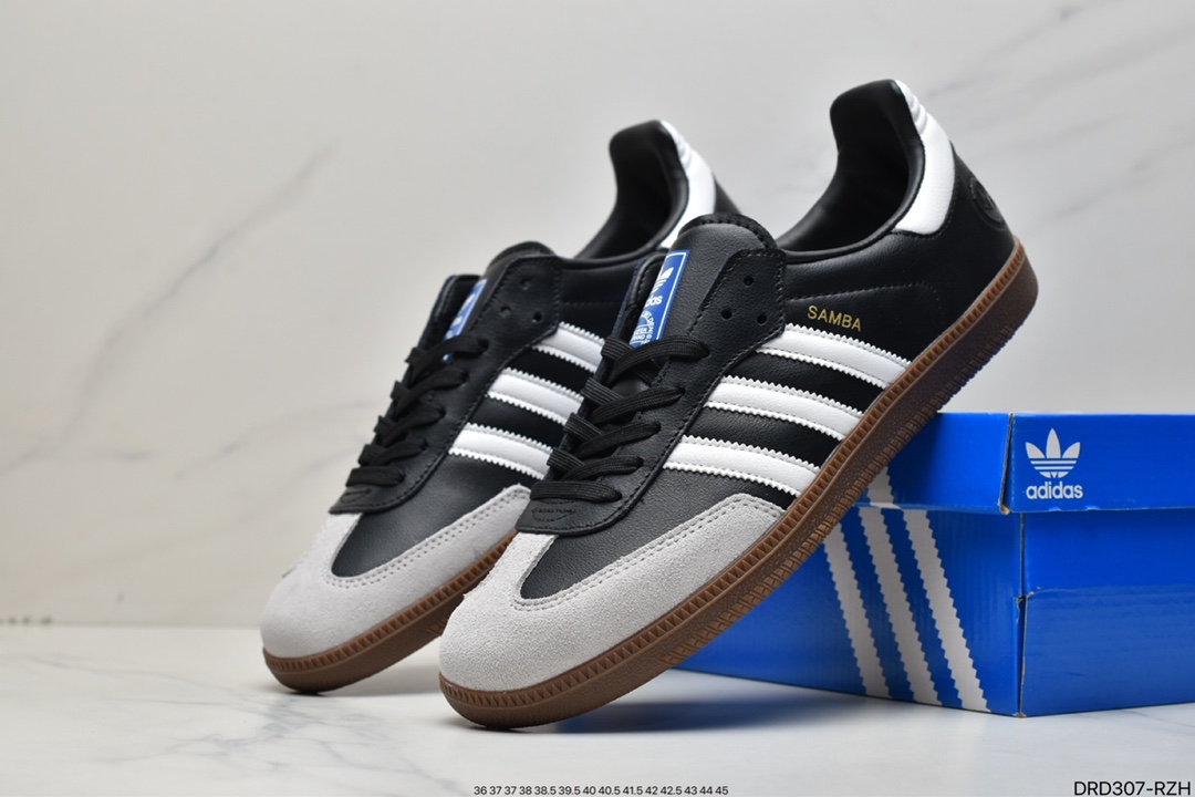 Adidas clover Originals Samba Vegan OG Samba series gentleman moral training football FW2427