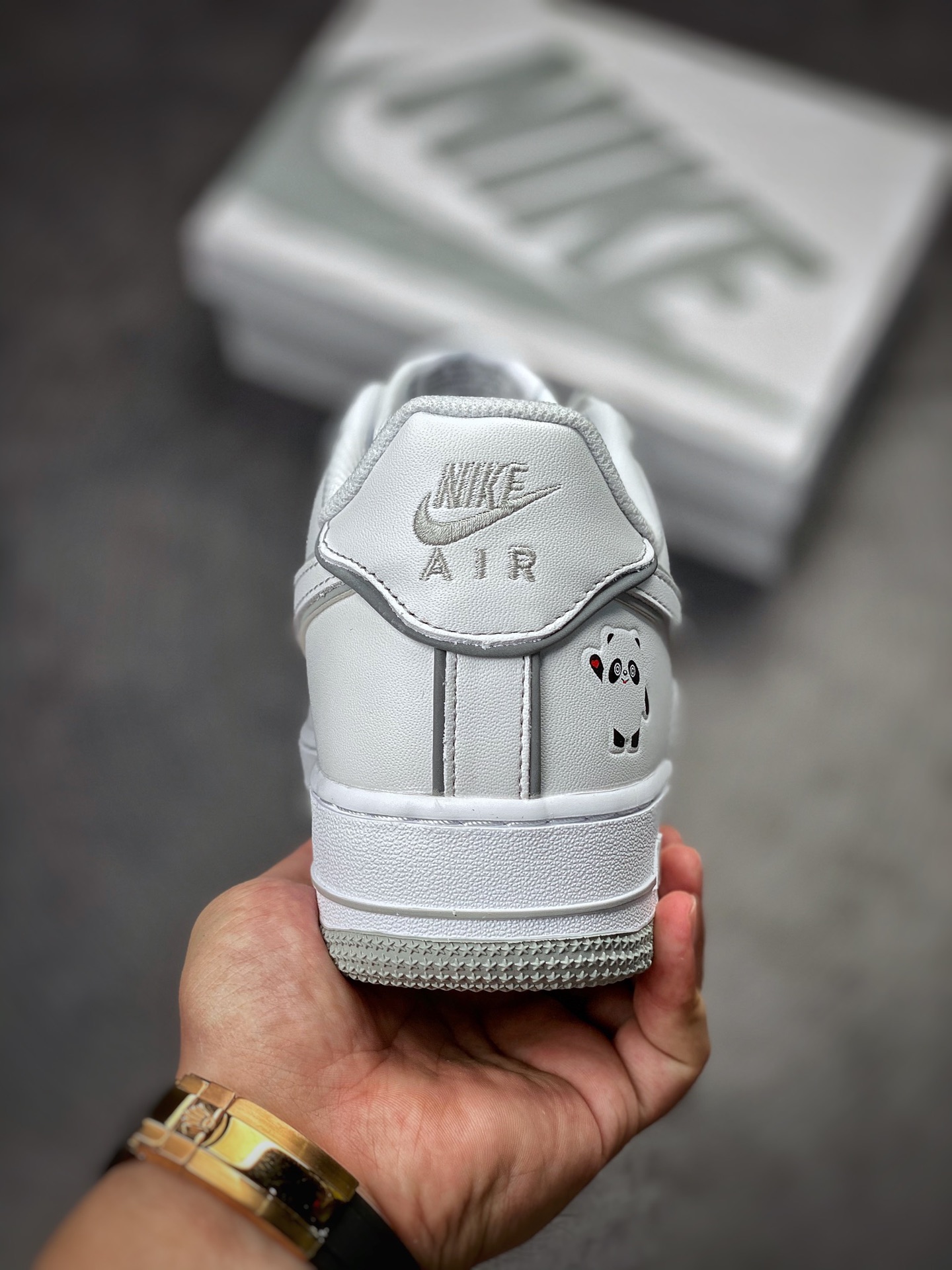 260 Nike Air Force 1 Low 07 熊猫灰白反光 GU7895-639