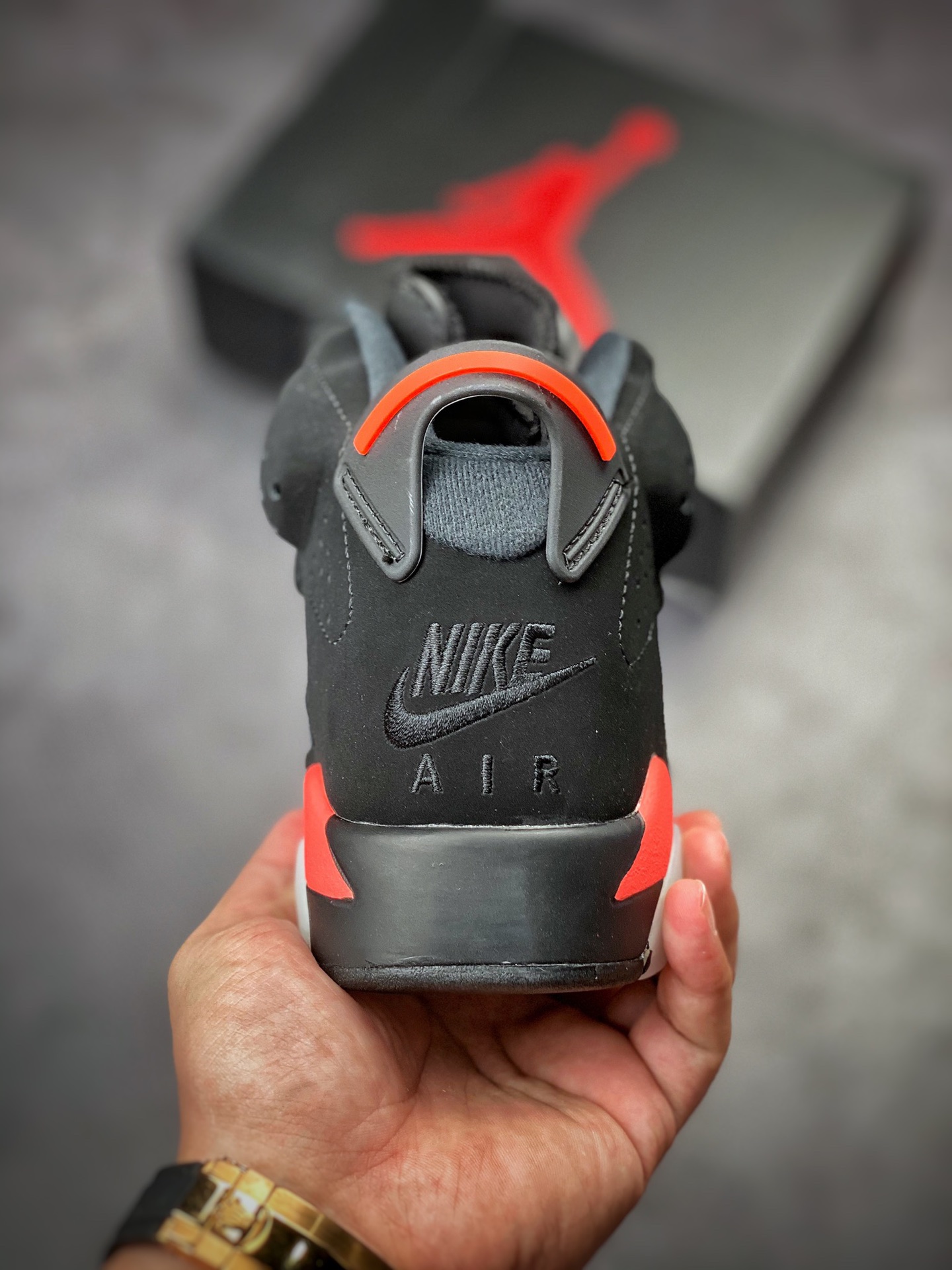 240 Air Jordan 6 ”Black Infrared” 红外线 黑红 384664-060