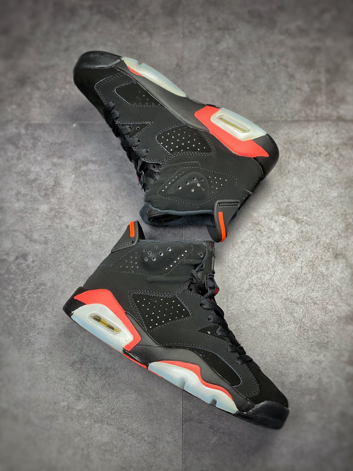 240 Air Jordan 6 ”Black Infrared” 红外线 黑红 384664-060