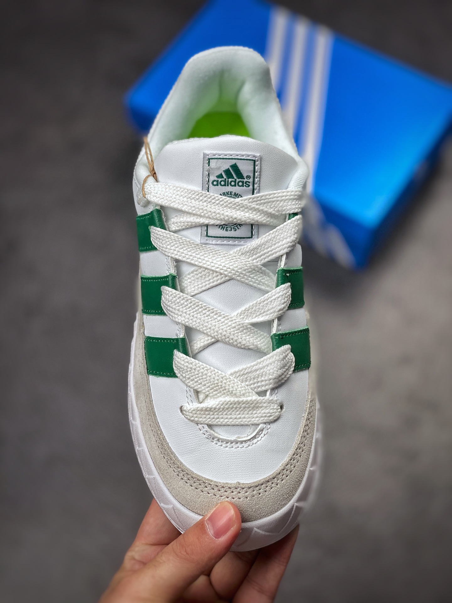 Adidas Adimatic series white gray green DB2912