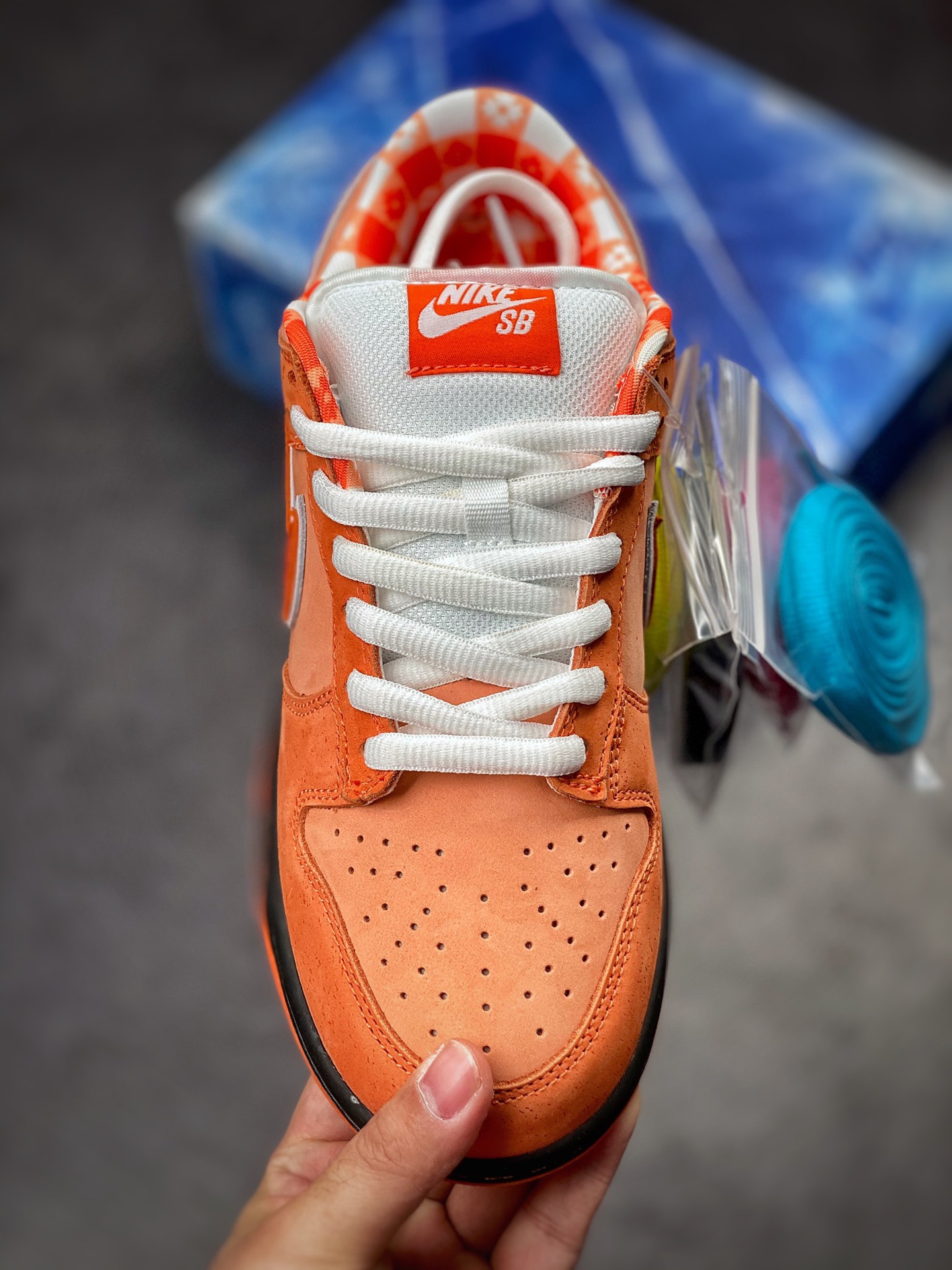 400 波士顿知名鞋店重磅联名 Concepts x Nike SB Dunk Low ”Orange Lobster” 橙龙虾 FD8776-800