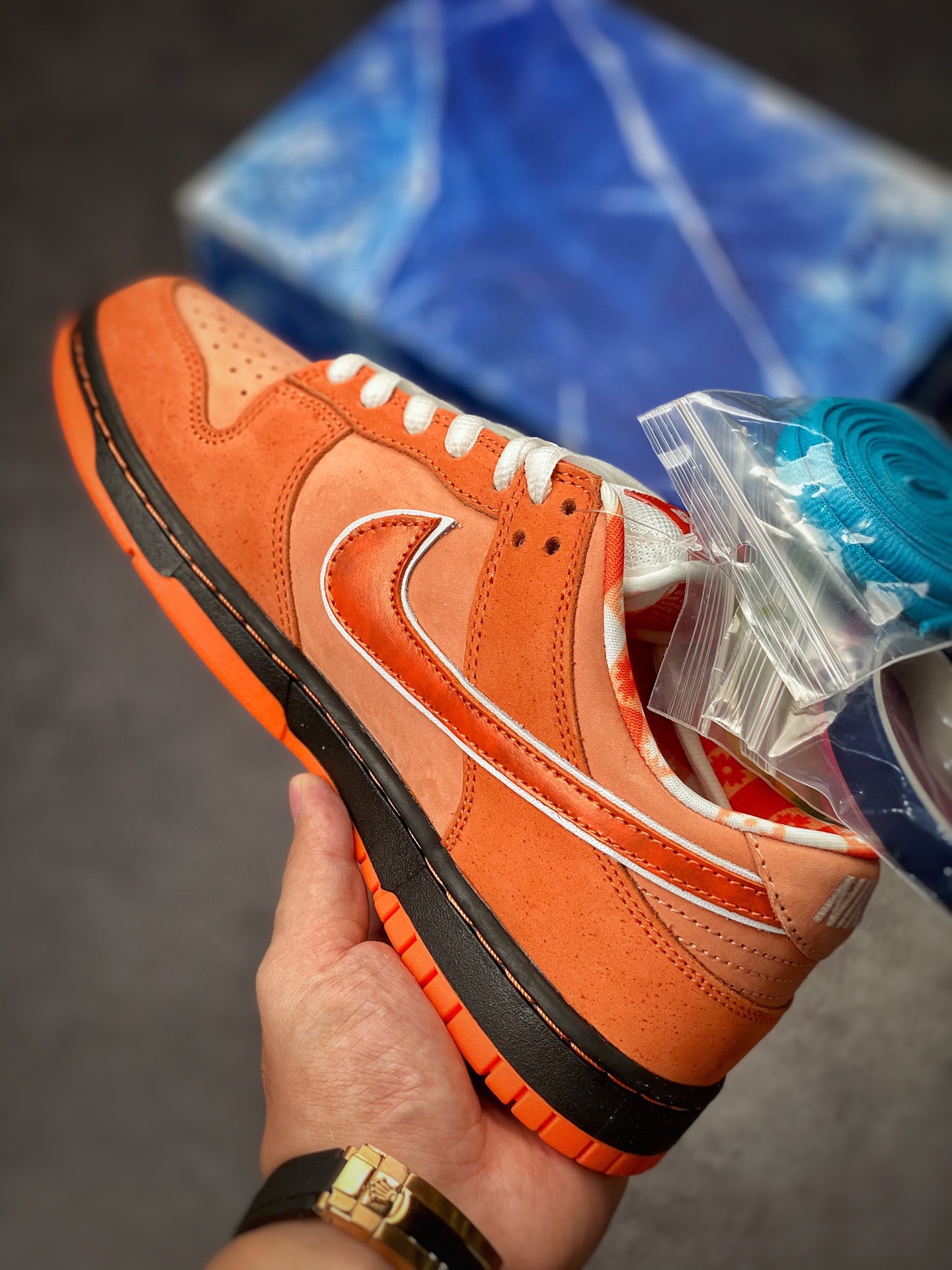 400 波士顿知名鞋店重磅联名 Concepts x Nike SB Dunk Low ”Orange Lobster” 橙龙虾 FD8776-800