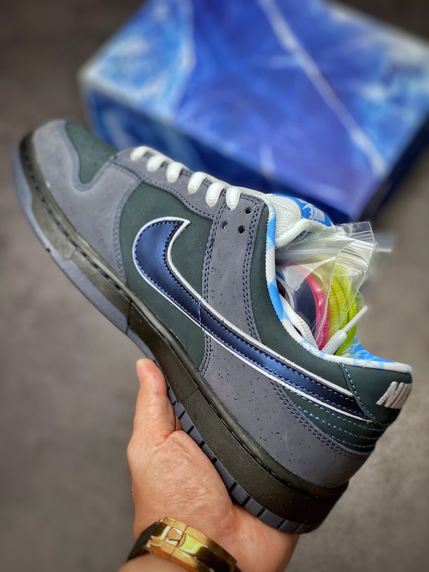 400 波士顿知名鞋店重磅联名 Concepts x Nike SB Dunk Low ”Blue Lobster” 蓝龙虾 313170-342