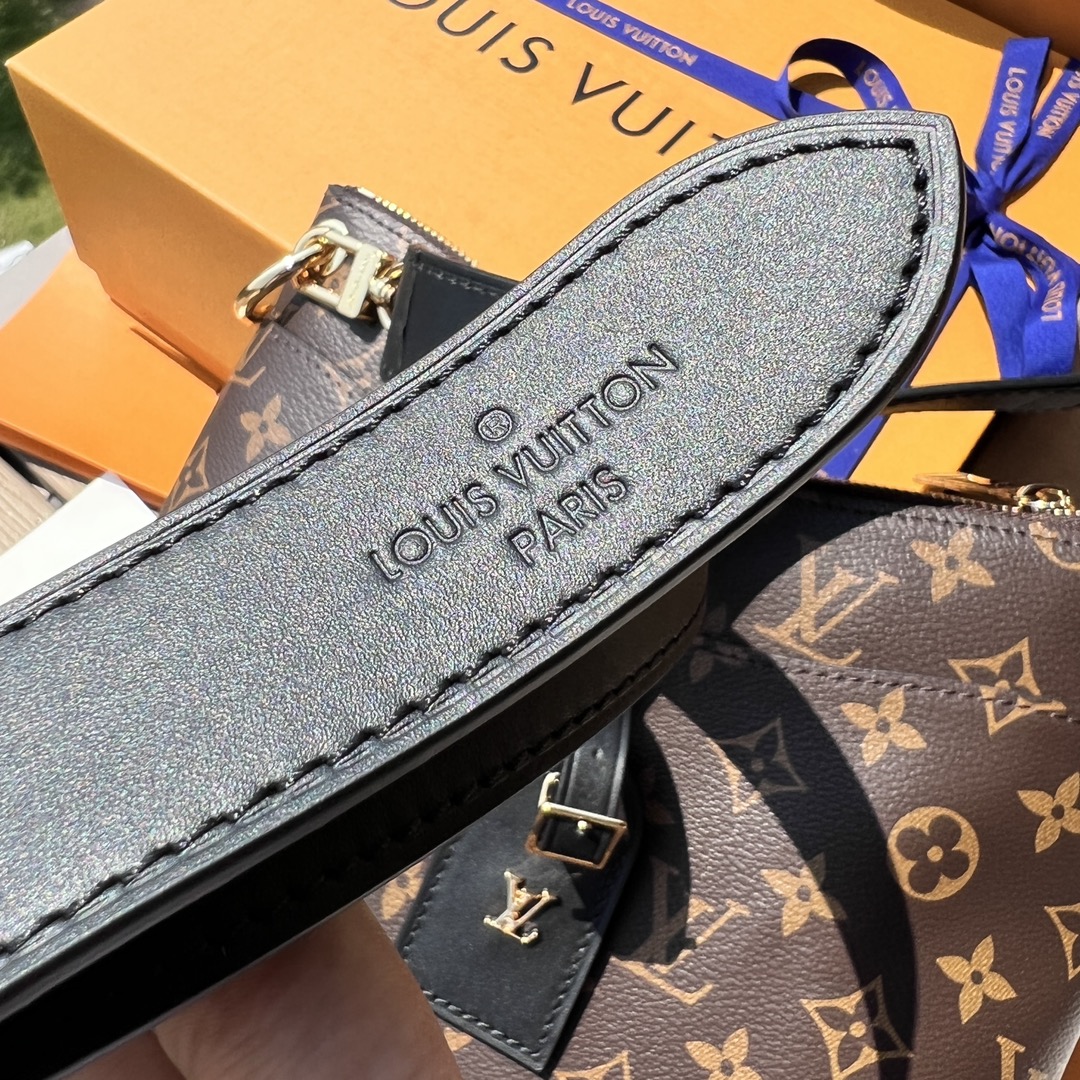 非市场普通货 进口皮料半钢五金m45353尺寸:28×25×9cmLV渠道资源特供订单牛角包❗️路易威登