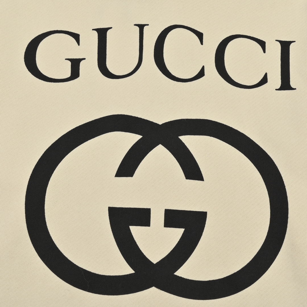 Gucci古驰 互扣式双环连帽卫衣