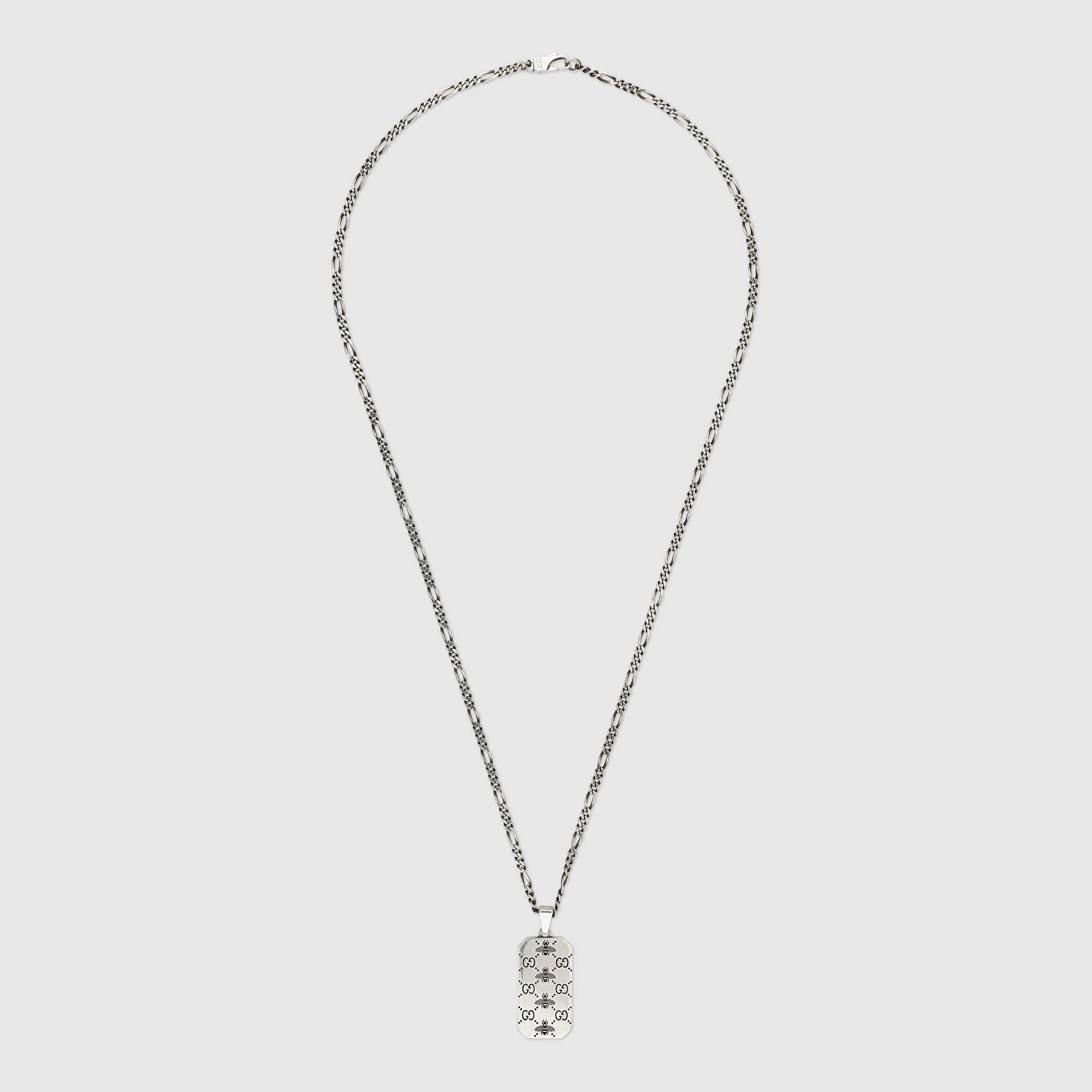 NO:382356,Gucci new GG and bee carved pendant necklace, jewelry boutique, gucci, necklace19860909Gucci新款GG和蜜蜂刻花吊坠项链,饰品精品,gucci,necklace,Jewelry