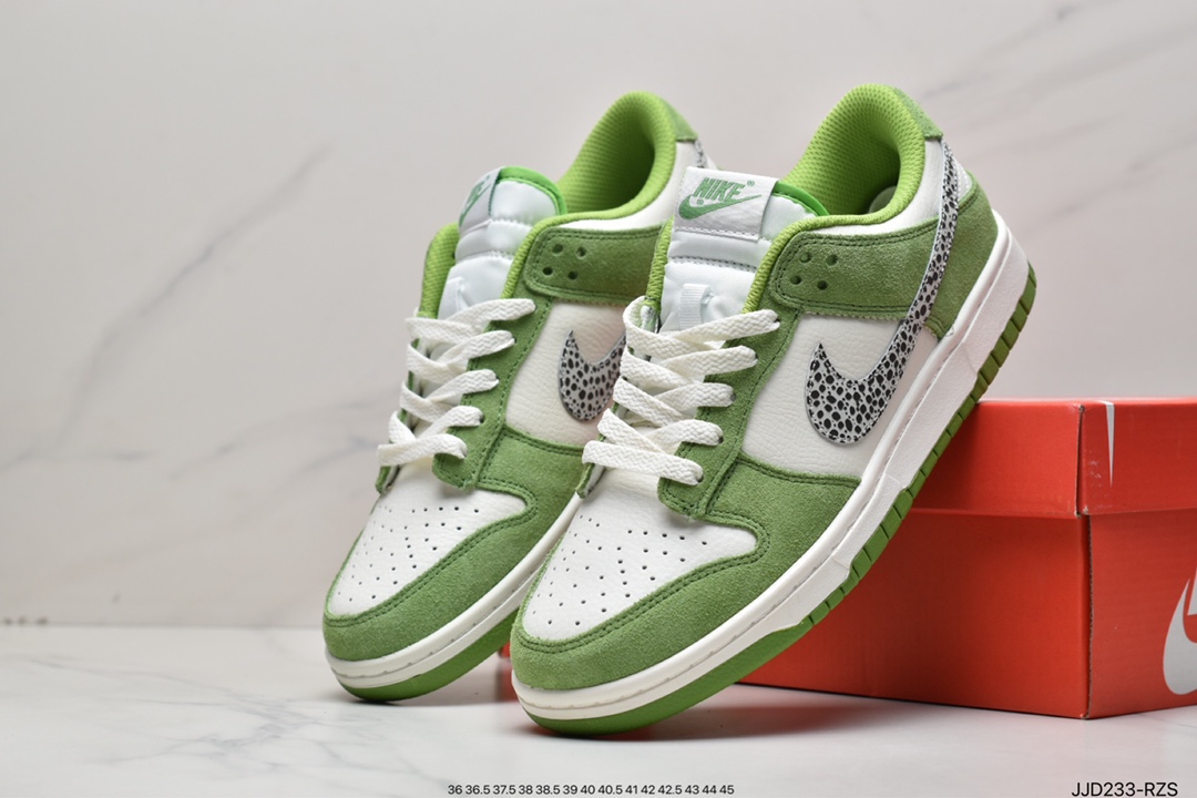 130 耐克Nk Dunk Low ”Safari Swoosh” 米白橙 SB低帮运动休闲板鞋DR0156-800