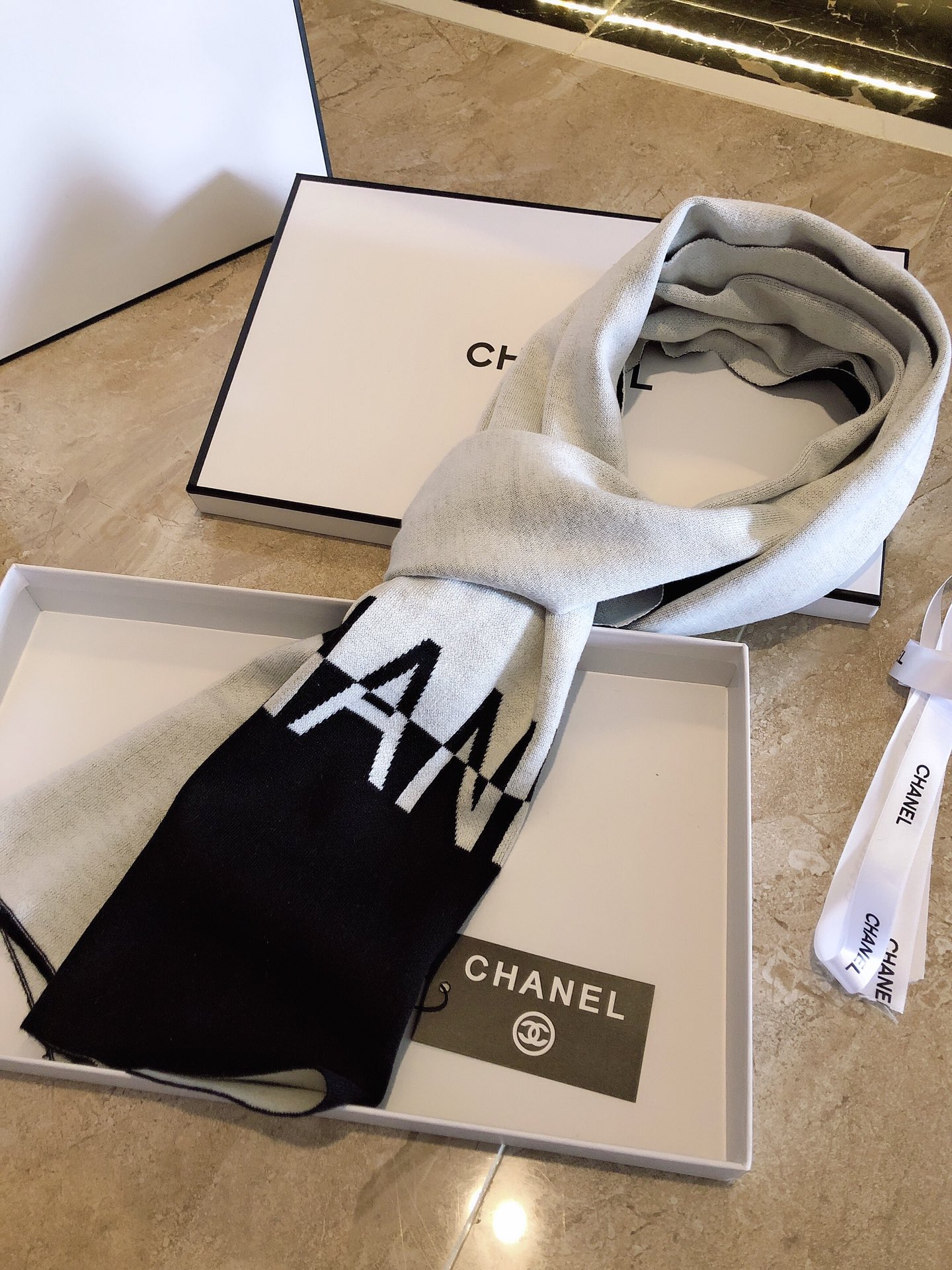 香奈儿 Chanel 传世高定桑蚕丝丝巾围巾 #1CDF7FE4 6