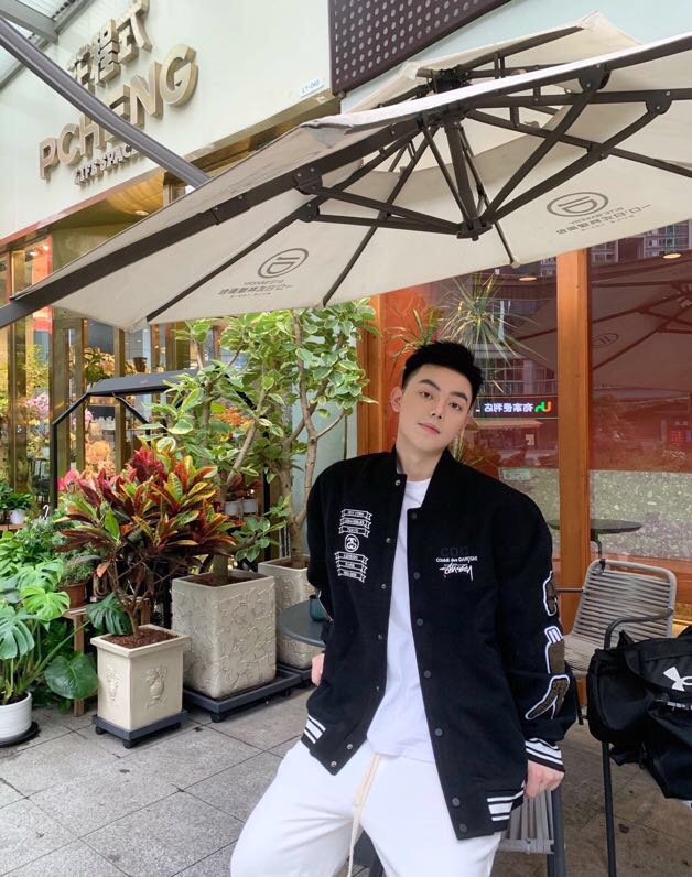 斯图西Stussy Cdg40周年重磅联名限定棒球衣服Vibe风必备袖章刺绣夹克外套男女情侣同款