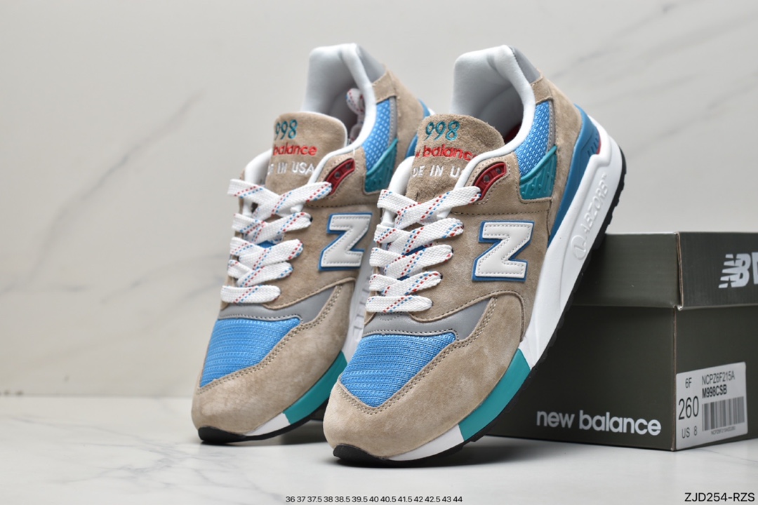 New colors made in the United States! New Balance NB998 American Series ”Mi Blue Green” M998CSB