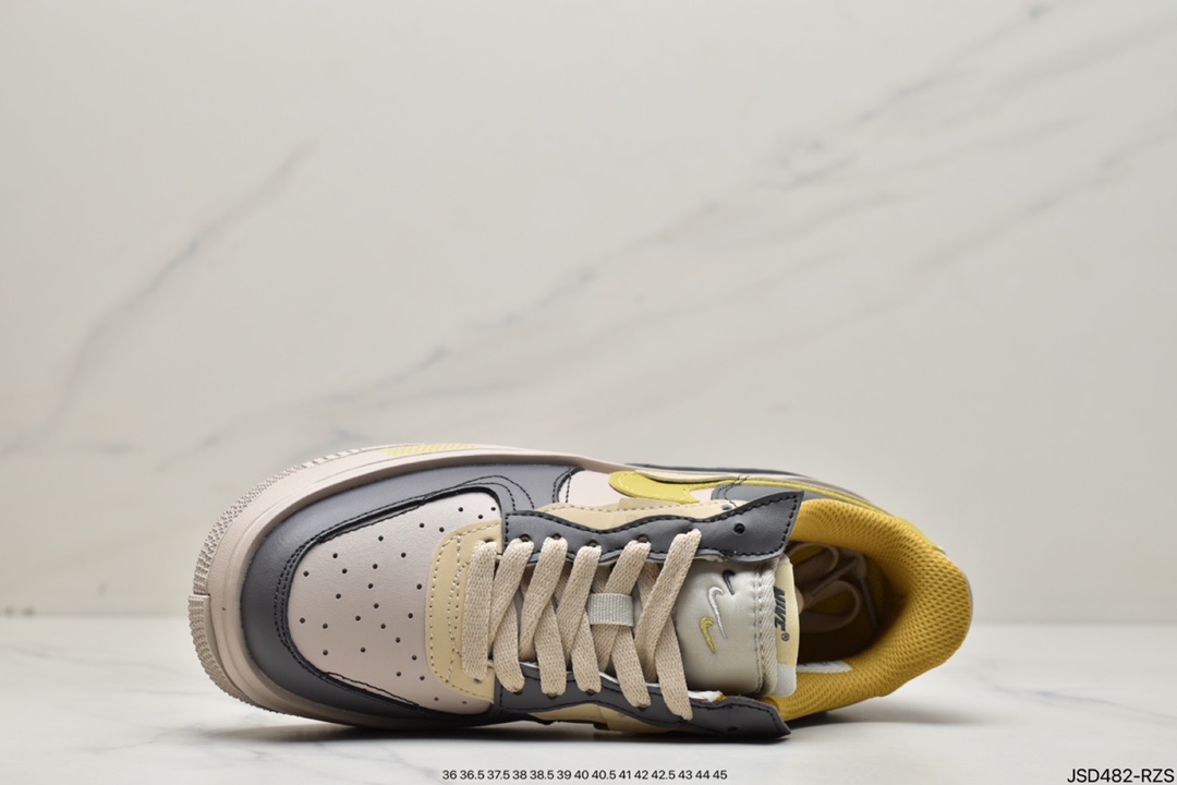 200 Air Force 1 '07 Low “奶咖灰”拼接马卡龙 CW6688-602