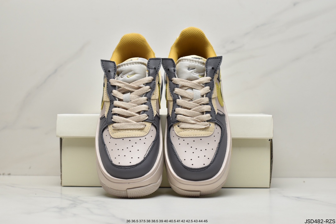 200 Air Force 1 '07 Low “奶咖灰”拼接马卡龙 CW6688-602