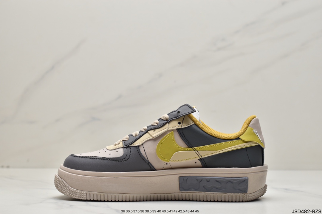 200 Air Force 1 '07 Low “奶咖灰”拼接马卡龙 CW6688-602