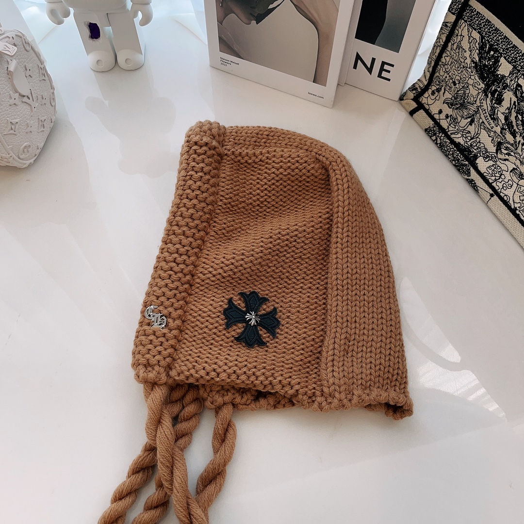 [Chrome Hearts Hats]Innovative combination of Croxin large-size hood The upper