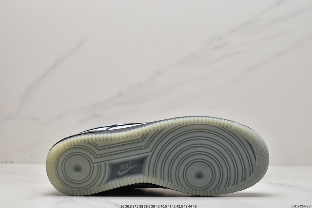 240 耐克Nike Air Force 1 ”Skeleton” 骨骼万圣节骨头 BQ7541-001