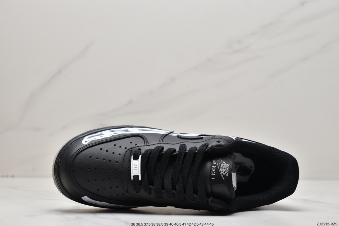 240 耐克Nike Air Force 1 ”Skeleton” 骨骼万圣节骨头 BQ7541-001