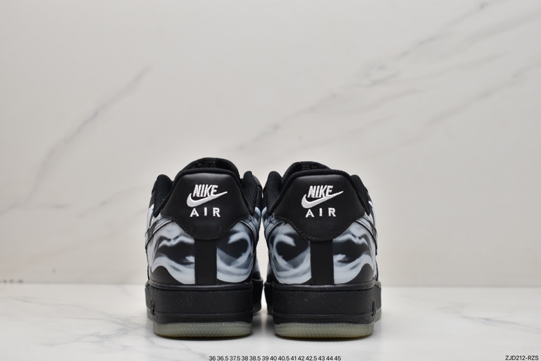 240 耐克Nike Air Force 1 ”Skeleton” 骨骼万圣节骨头 BQ7541-001