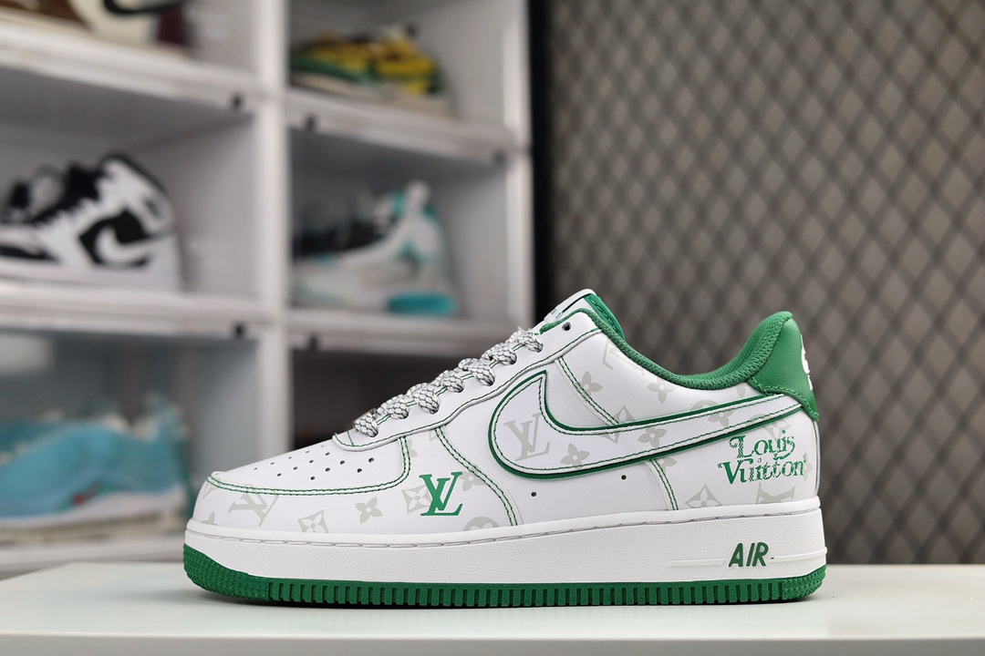 H5 NK Air Force 1 空军一号运动板鞋 官方同步 原装级别 原楦头原纸板 打造纯正空军版型专注外贸渠道 全掌内置蜂窝气垫 原盒配件 原厂中底钢印、拉帮完美