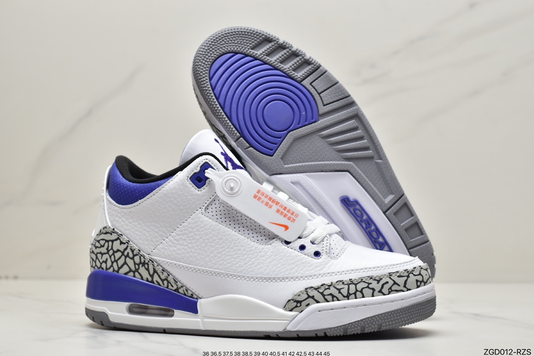 290 Air Jordan 3 JTH Justin Timberlake&Tinker Hatfheld 白手稿联名 CT8532