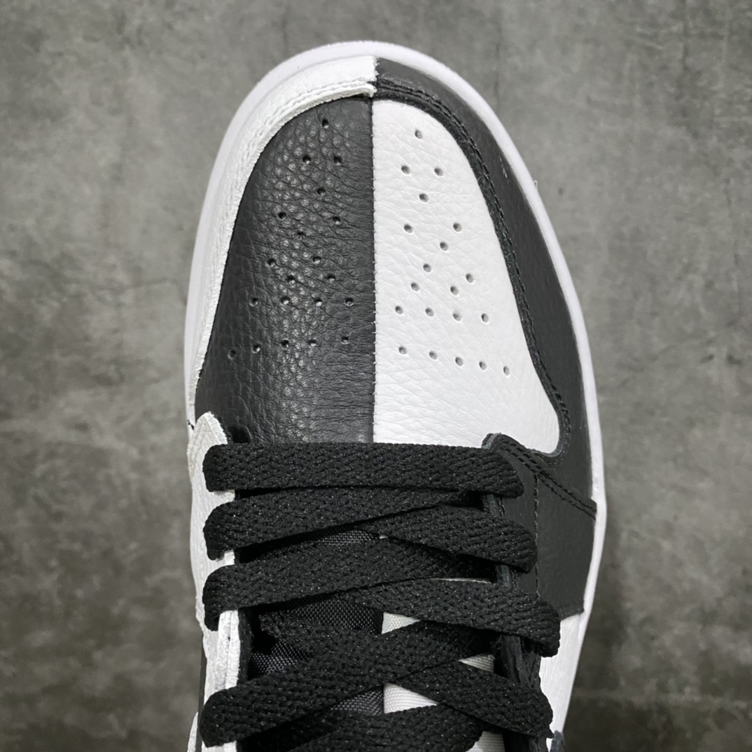 图片[5]-D版Air Jordan AJ1 Mid 中帮 熊猫黑白阴阳DR0501-101 原厂内置全掌气垫 A模大底 头层小牛皮 鞋舌AJ原厂专用牛津布+AJ专用反口珍珠布+原厂无杂质高弹内里海棉 特殊封边弹力鞋带 全网唯一头层牛皮 原鞋开模 拒绝公底 购置公司同步原材料 原汁原味 忠于原版‼️ 尺码：36 36.5 37.5 38 38.5 39 40 40.5 41 42 42.5 43 44 44.5 45 46 47.5-选品中心