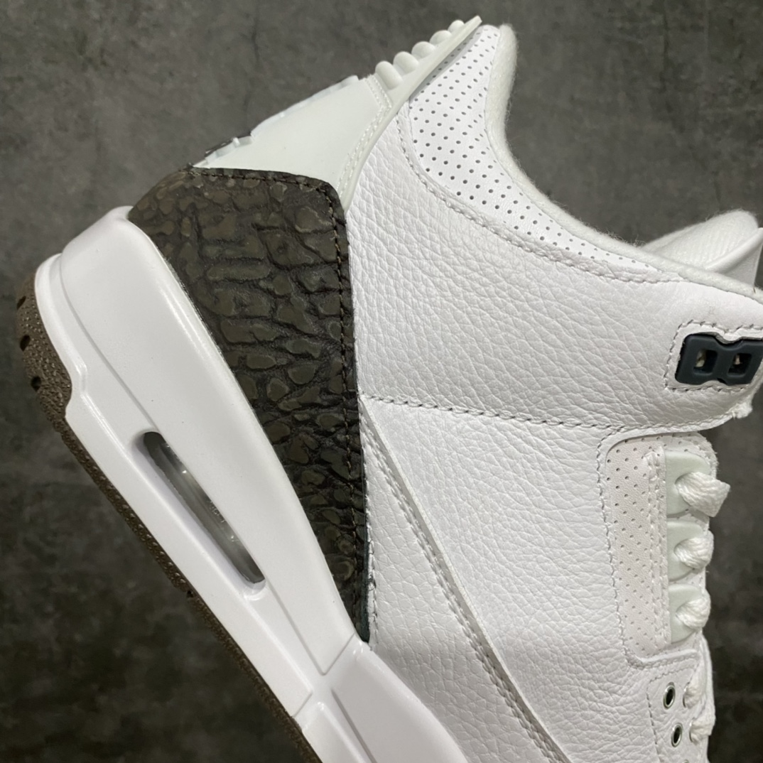 图片[7]-Air Jordan AJ3 Retro 摩卡配色 136064-122 完美还原细节 原装进口皮料 正确石头纹 纳帕纹结合 原厂私磨 正品鞋型 鞋舌飞人刺绣针数立体讲究精细 原厂中底钢印 欢迎对比正品原鞋 尺码：40.5 41 42 42.5 43 44 44.5 45 46 47.5-选品中心
