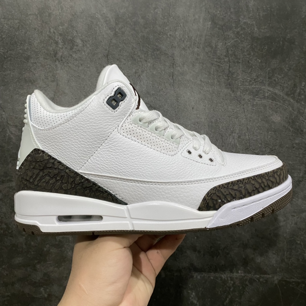 Air Jordan AJ3 Retro 摩卡配色 136064-122 完美还原细节 原装进口皮料 正确石头纹 纳帕纹结合 原厂私磨 正品鞋型 鞋舌飞人刺绣针数立体讲究精细 原厂中底钢印 欢迎对比正品原鞋 尺码:40.5 41 42 42.5 43 44 44.5 45 46 47.5-选品中心