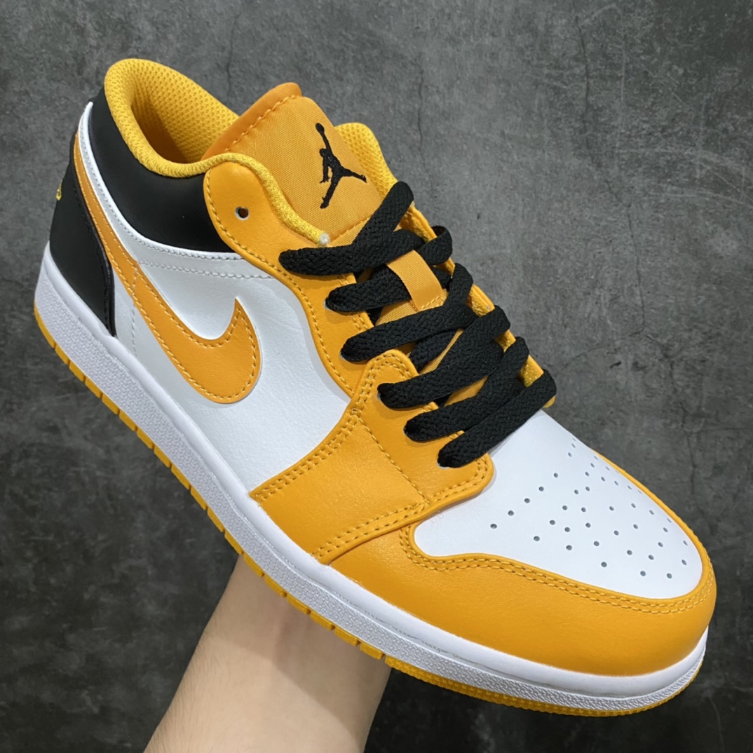 图片[4]-GC(dt)版纯原 Air Jordan AJ1 Low 低帮系列 黑白黄出租车 553558-701 市场最强版 全部原鞋开发 原楦原纸板开发 全鞋电脑针车 原厂内置全掌气垫 原盒内在原标 唯一Zp原版鞋带绑法 免检产品 全新2022版型 全头层皮料 完美零毛边处理 原厂配置全掌气垫 价格定位良心 几十个配色陆续出货 尺码：36 36.5 37.5 38 38.5 39 40 40.5 41 42 42.5 43 44 44.5 45 46-选品中心
