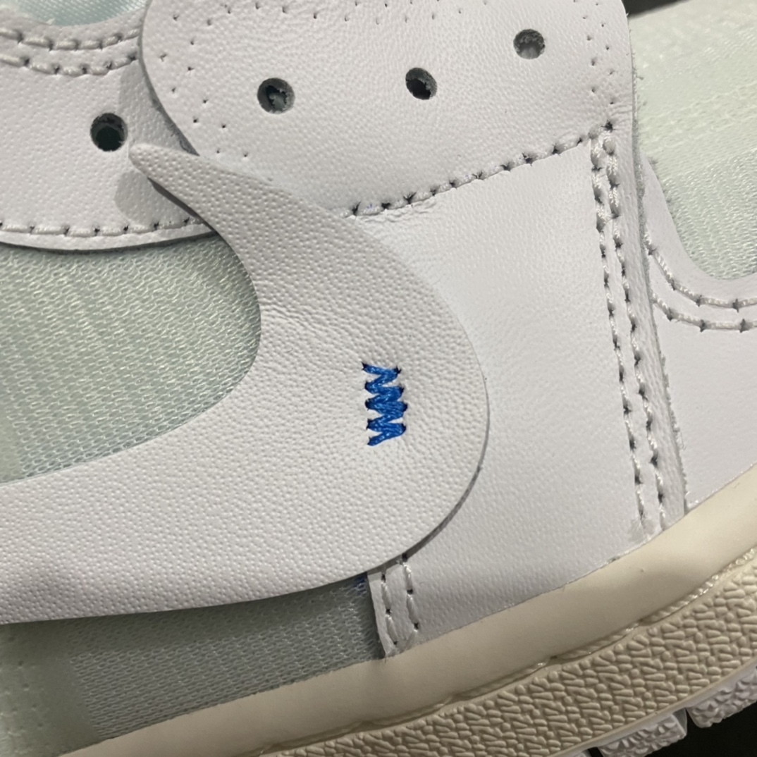 图片[3]-OG纯原 OFF-WHITE x Air Jordan AJ1 OW联名欧限纯白 AQ0818-100 原盒原配 鞋面网纱、后跟港宝等材料 均采购来自原厂 针车孔深度 标语字体大小间距 侧边外露海绵 极致还原乱真 所有模具原鞋拆解开发 打造市售最强版本 尺码：36 36.5 37.5 38 38.5 39 40 40.5 41 42 42.5 43 44 44.5 45 46 47.5-选品中心