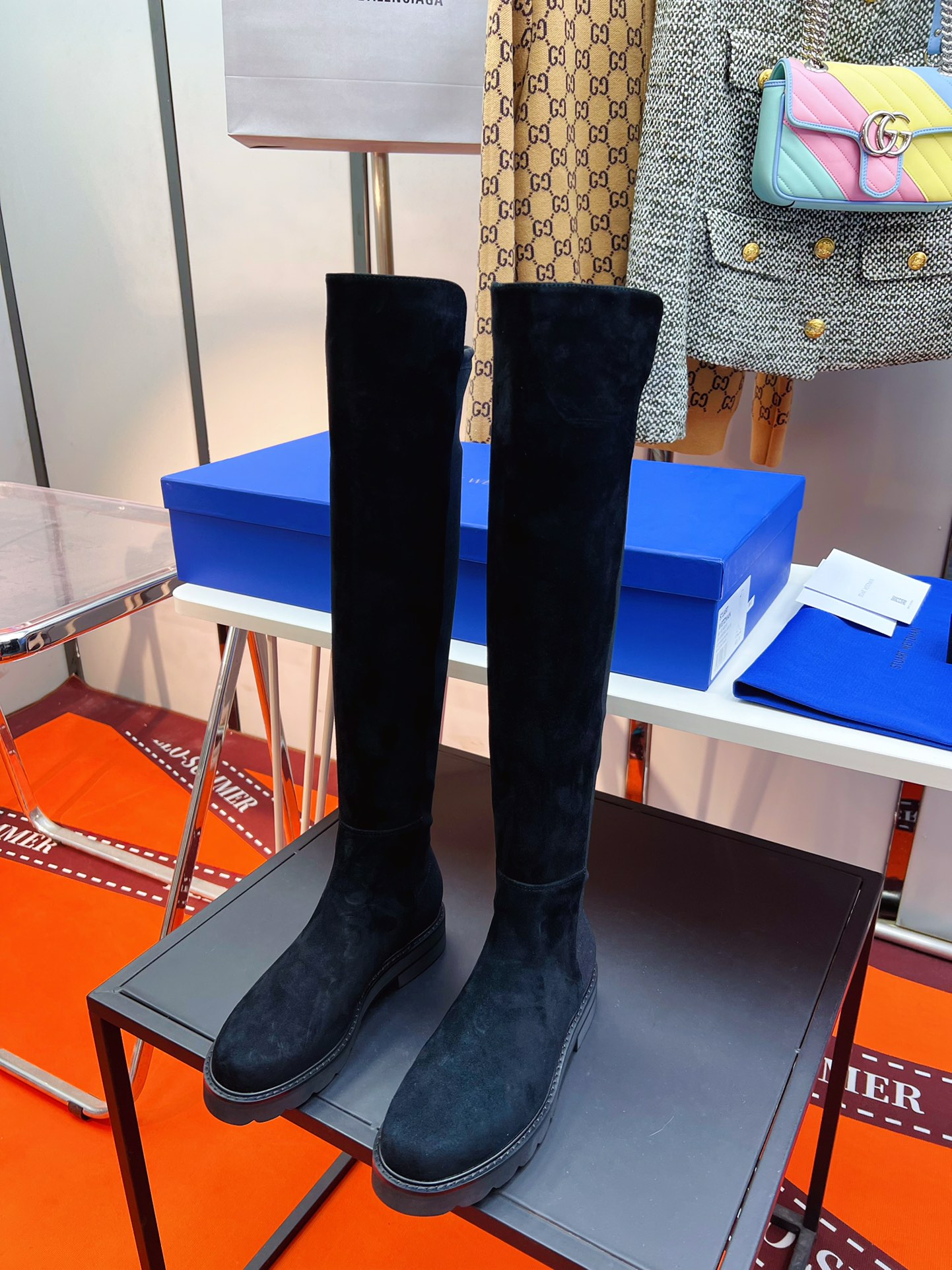 2022 Top-End Leather Boots: P825 P850, Sheep Skin, 3.5 CM Heel